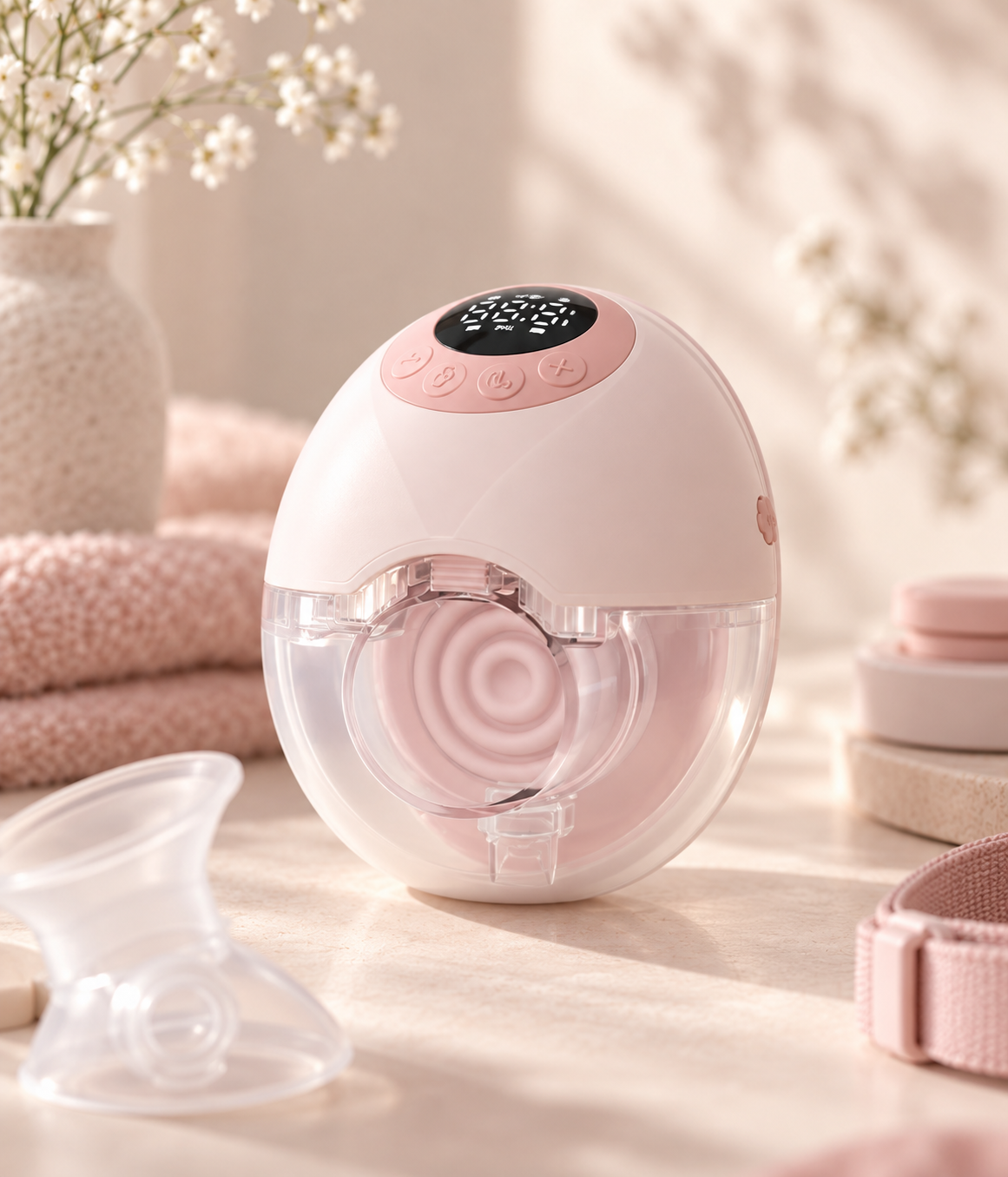 Lactelle Wearable Breast Pump – Hands-Free, 4 Modes, Rechargeable