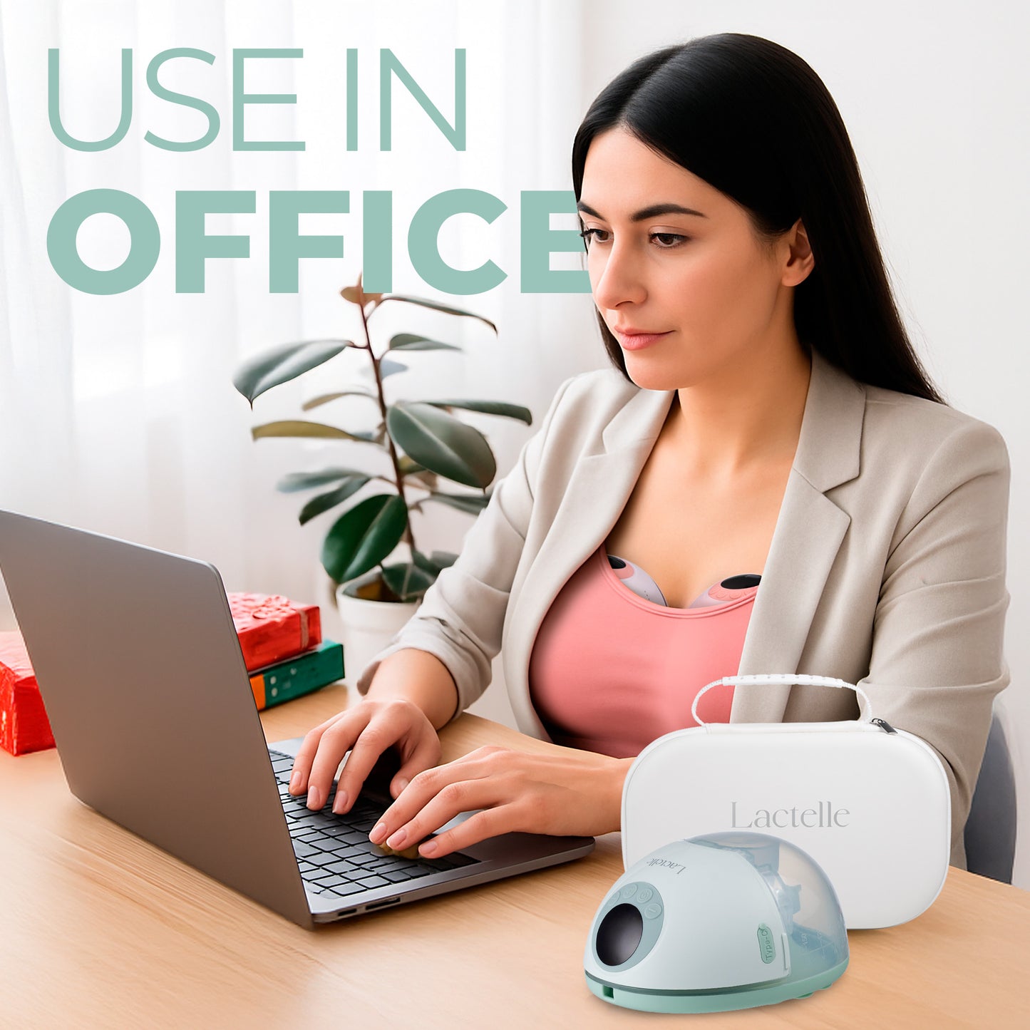 Lactelle Wearable Breast Pump Blue