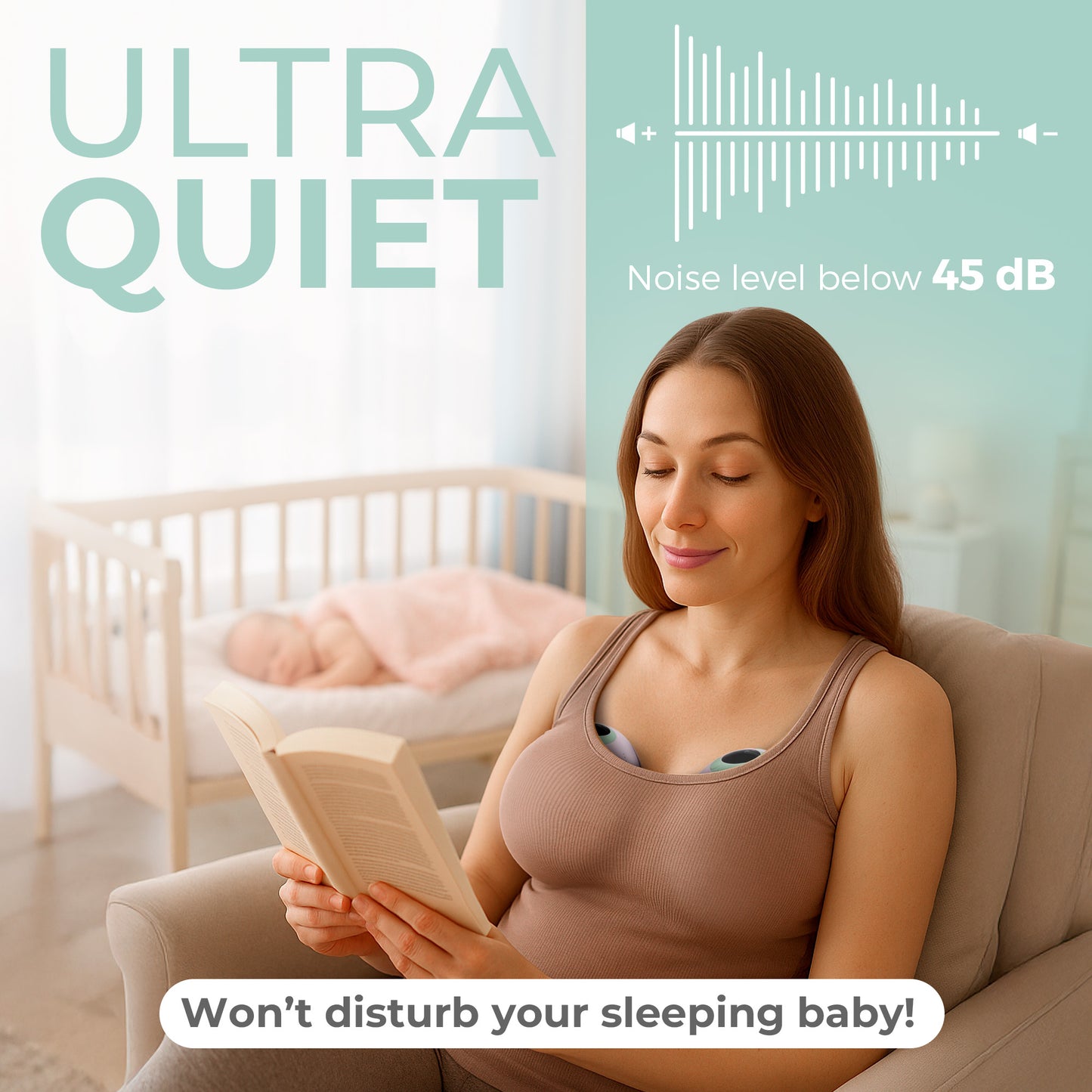 Lactelle Wearable Breast Pump Blue
