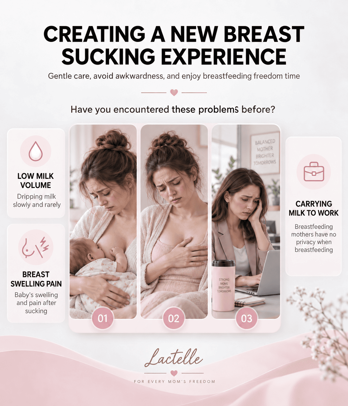Lactelle Wearable Breast Pump – Hands-Free, 4 Modes, Rechargeable